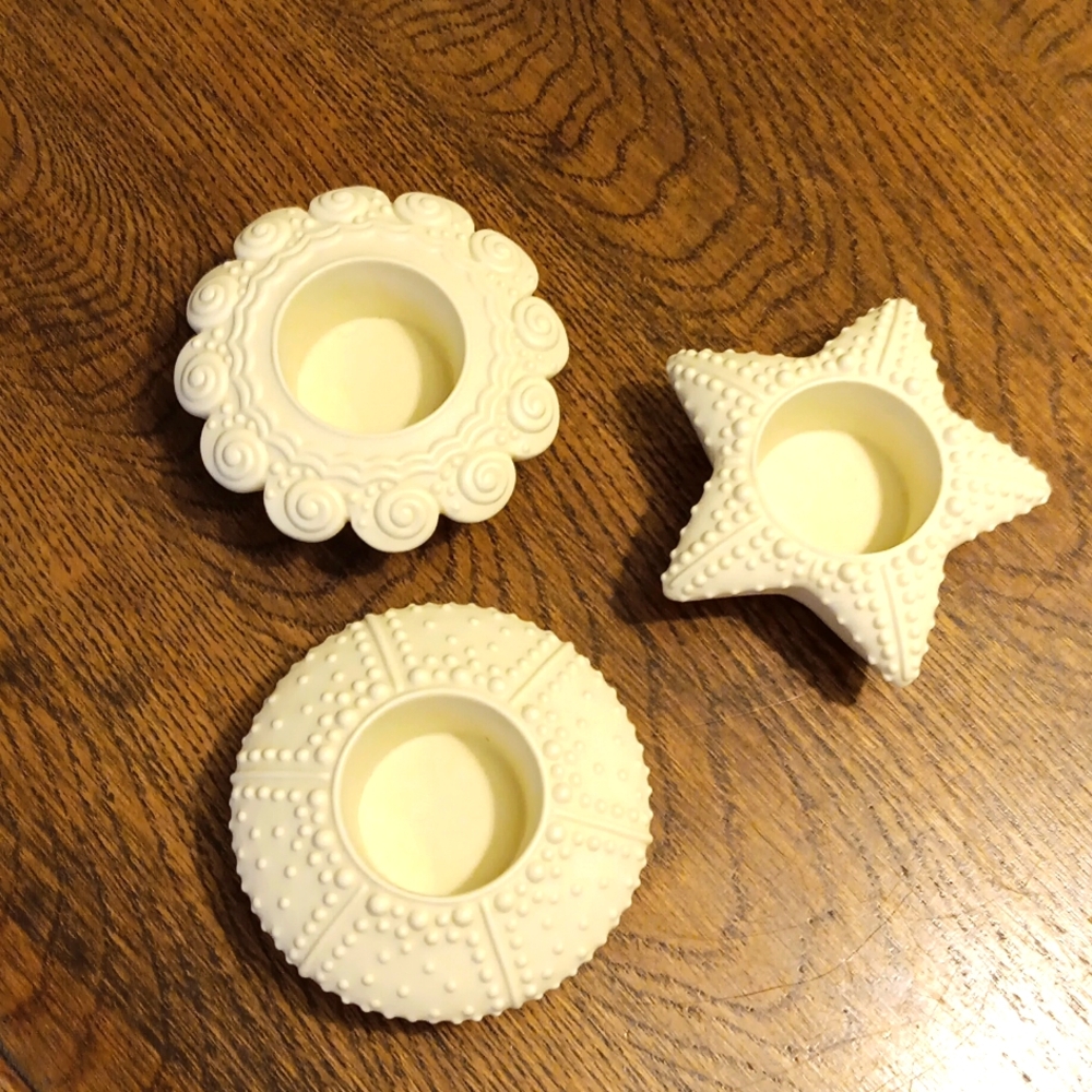 PartyLite Beach Themed Tea Light Holders